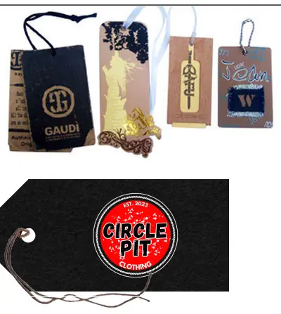 Hangtags Med Logotyp